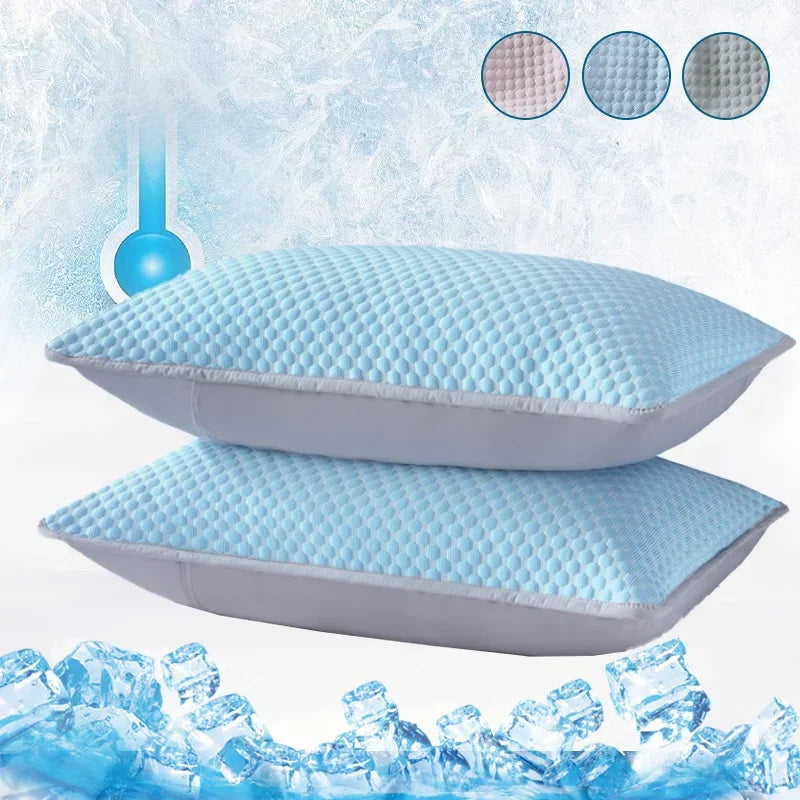 Summer Cooling Pillowcase – Ice Bean Cool Touch Cover 19×29 in (No Pillow)