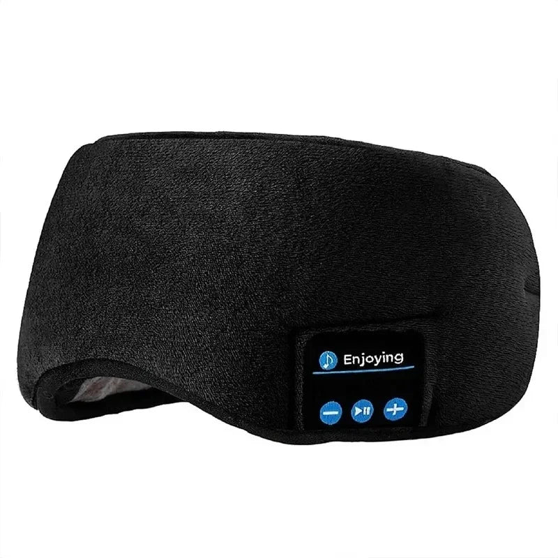 Bluetooth Sleep Headphones Eye Mask – Soft Wireless Music Headband
