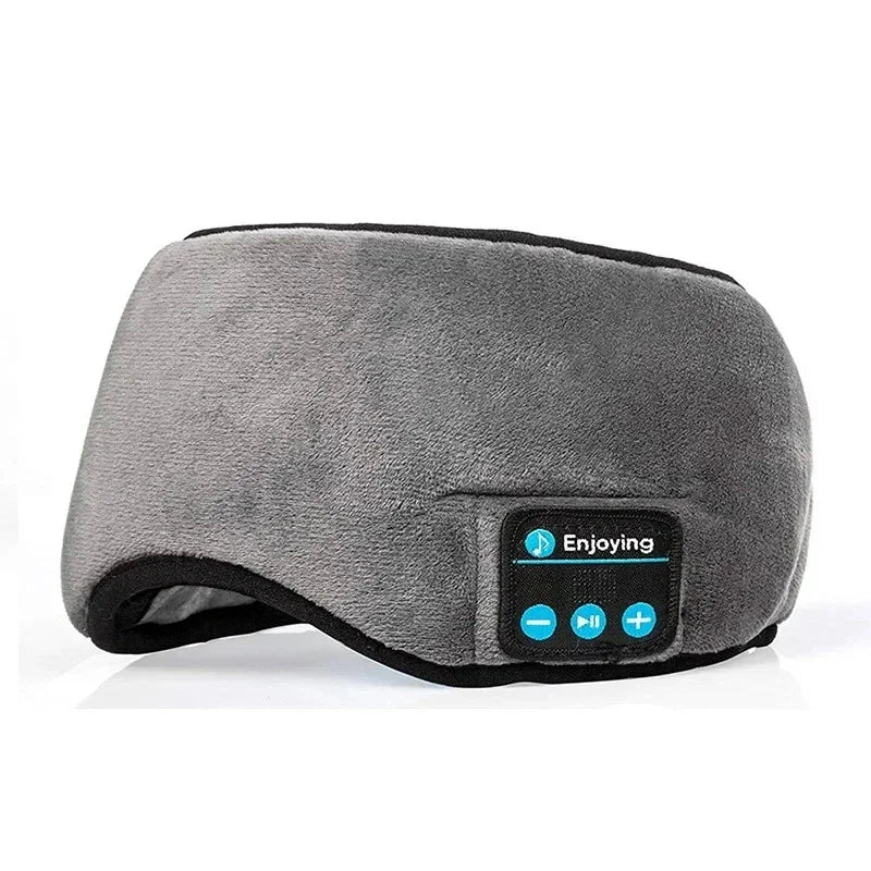 Bluetooth Sleep Headphones Eye Mask – Soft Wireless Music Headband