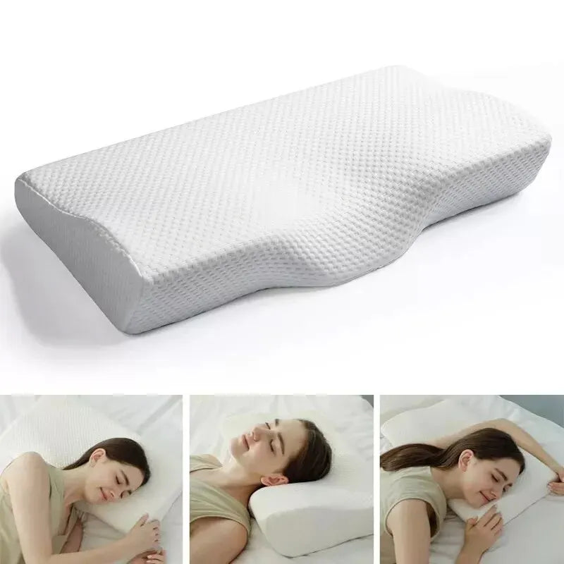 Butterfly Memory Foam Cervical Pillow – Orthopedic Neck Support