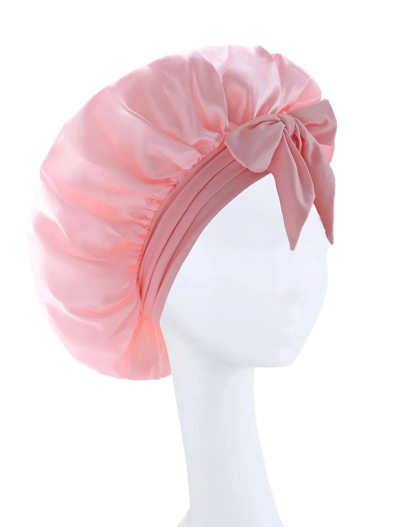 Silk Satin Sleep Bonnet – Adjustable Hair Bonnet for Women & Men