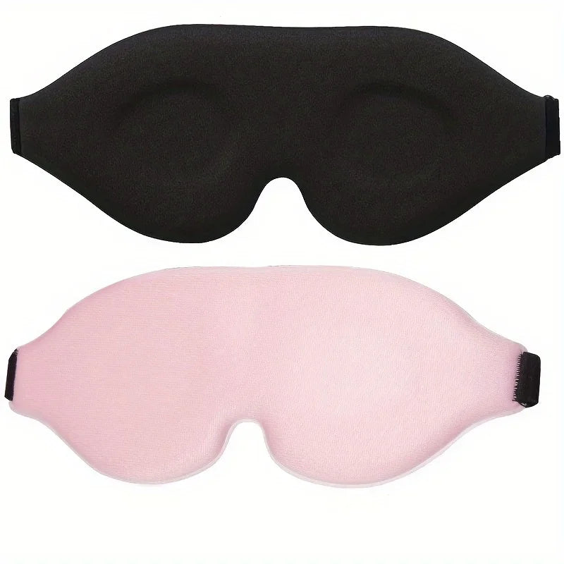 3D Silk Sleep Eye Mask – Soft Comfortable Blindfold for Travel & Sleep