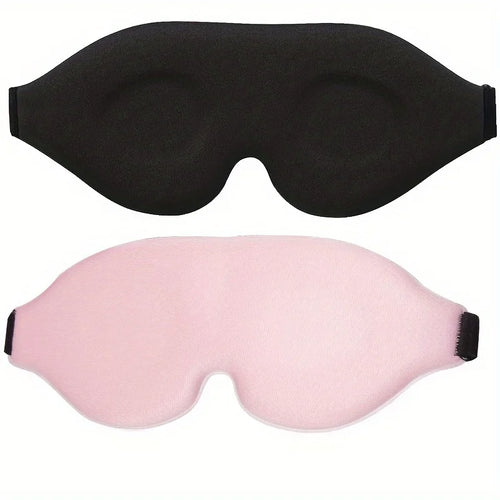 3D Silk Sleep Eye Mask – Soft Comfortable Blindfold for Travel & Sleep