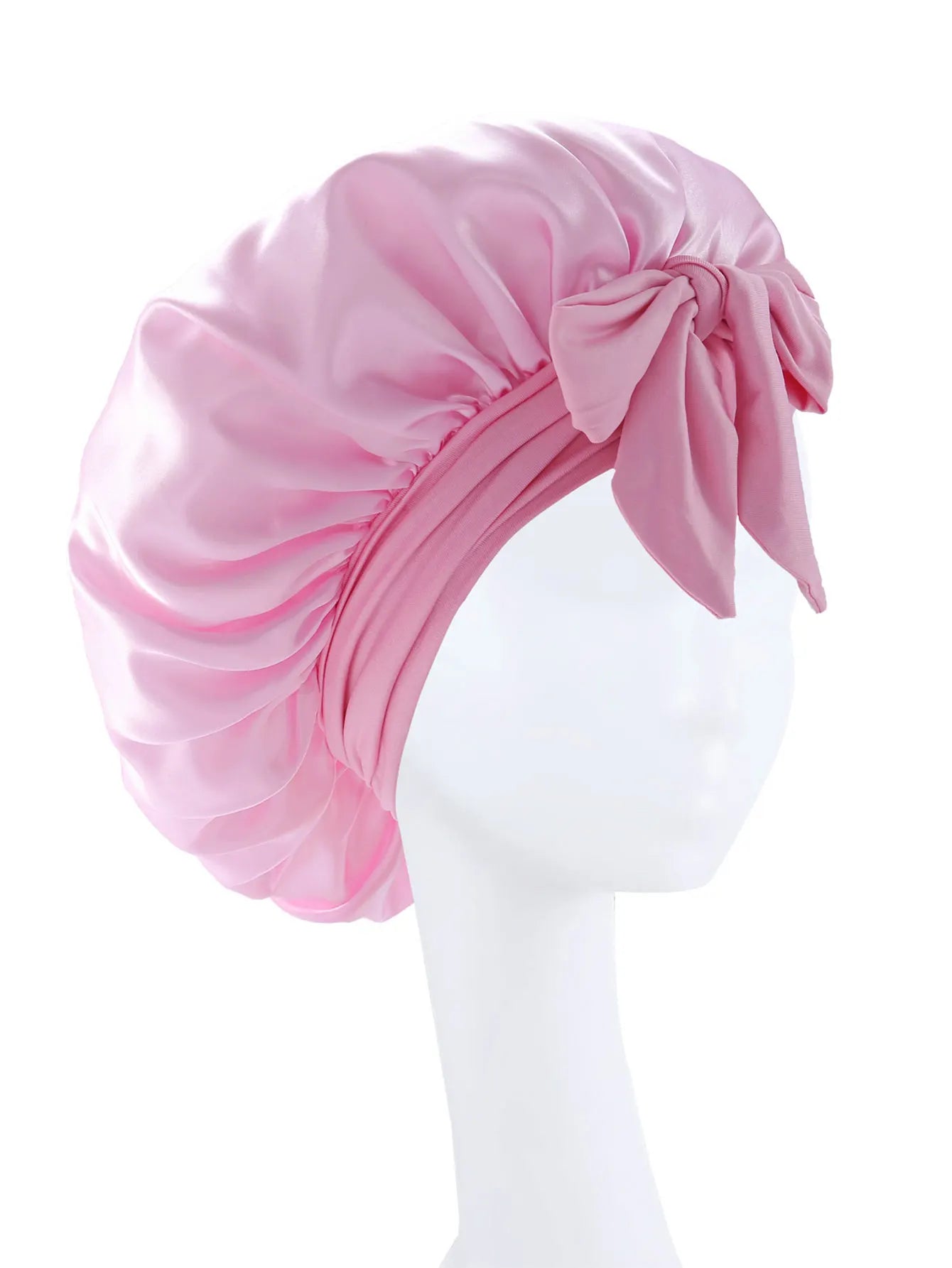 Silk Satin Sleep Bonnet – Adjustable Hair Bonnet for Women & Men