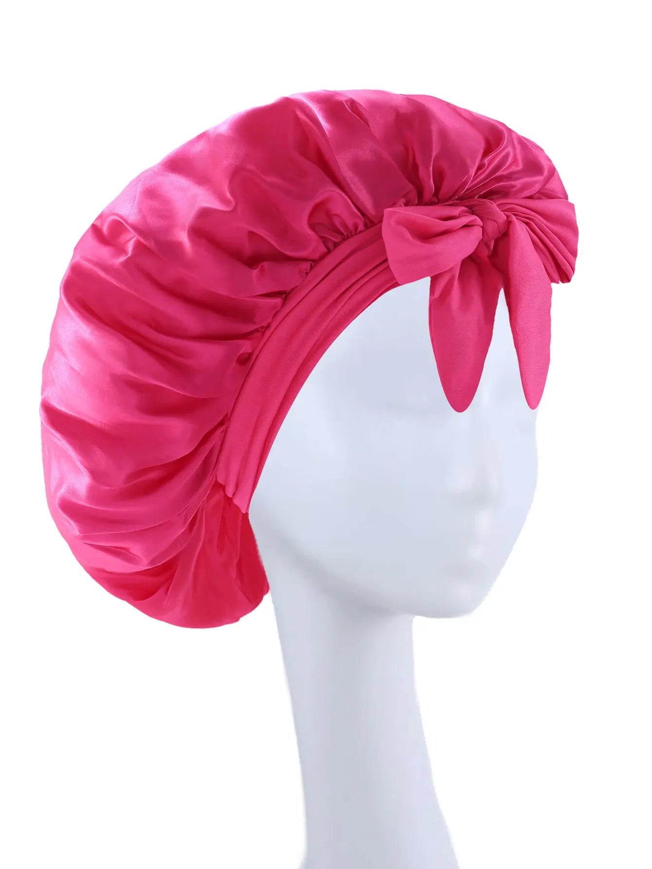 Silk Satin Sleep Bonnet – Adjustable Hair Bonnet for Women & Men