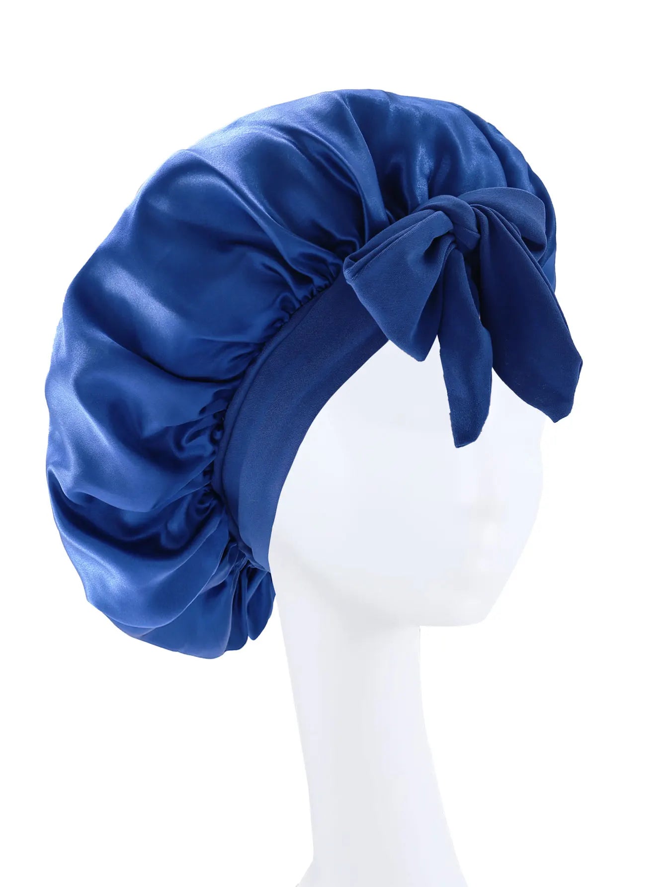 Silk Satin Sleep Bonnet – Adjustable Hair Bonnet for Women & Men
