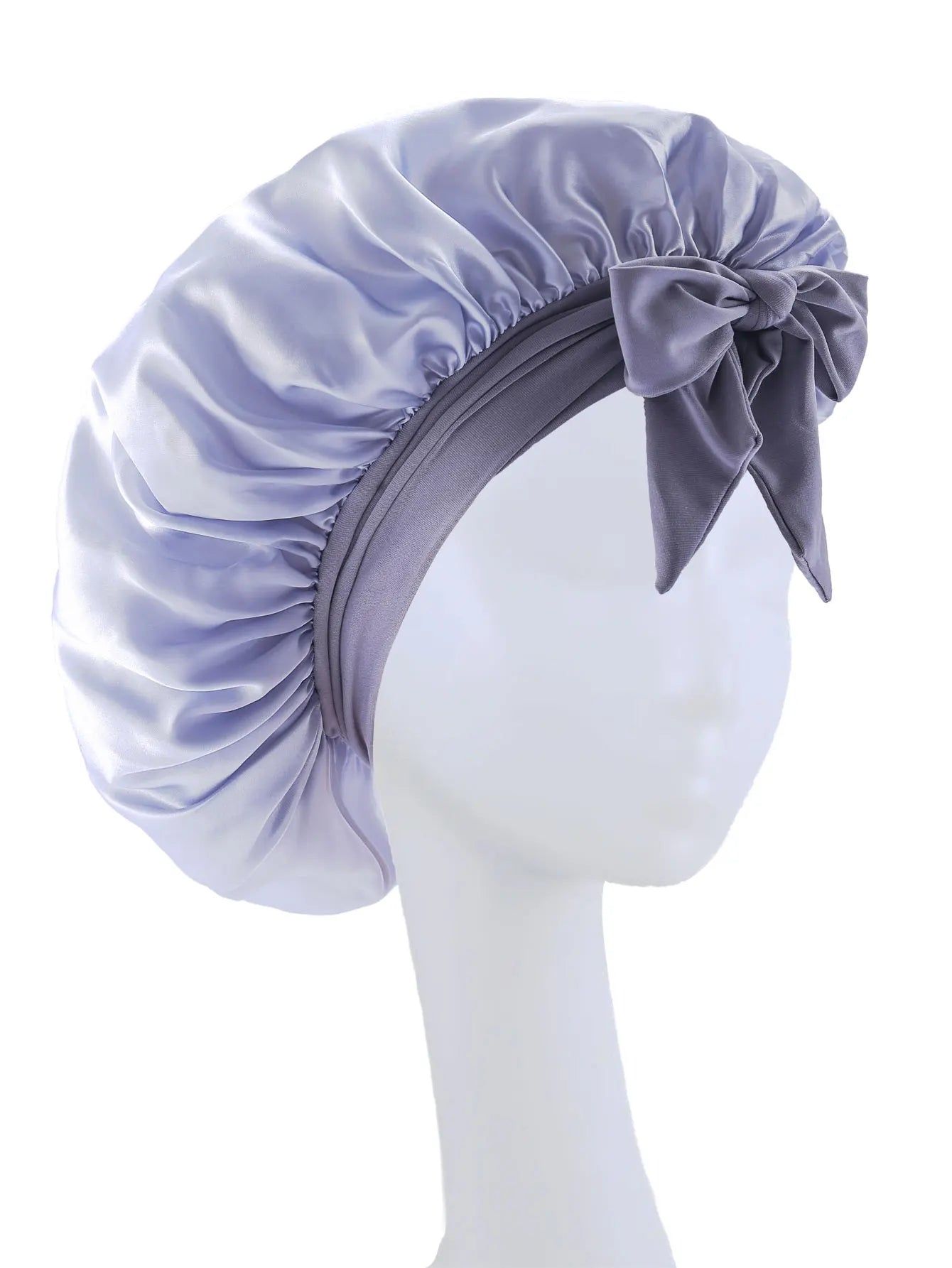 Silk Satin Sleep Bonnet – Adjustable Hair Bonnet for Women & Men